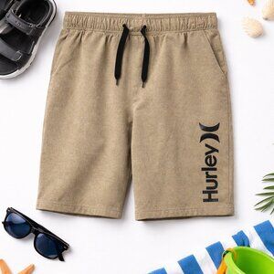 Hurley Boys Adjustable Waist 4-Way Stretch Hybrid Shorts